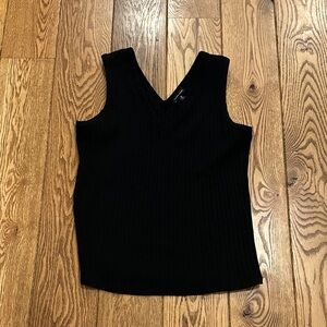 Black ribbed Tank